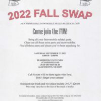 NH Snowmobile Museum Fall Swap at Bear Brook State Park