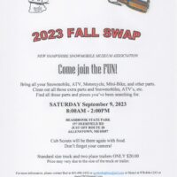 NH Snowmobile museum Fall Swap