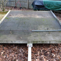 Titon two place aluminum tilt trailer