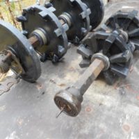 Mini sled front axle