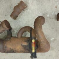 Ski-Doo TNT 775 640 Hooker header exhaust rare rams horn