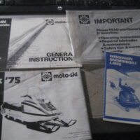 1975 Moto Ski Nuvik Manuals