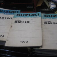 3 Suzuki Parts Manuals