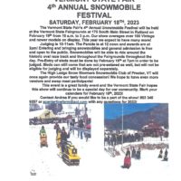Rutland, Vt. 4th annual snowmobile Festival